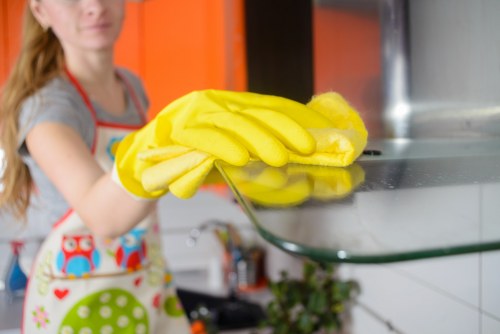 Local cleaners preparing a Haringey property for handover