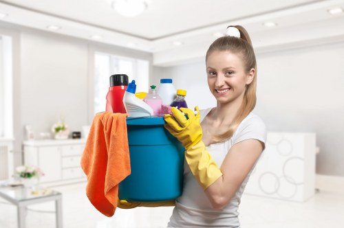 Detailed move out cleaning in a Haringey home living area